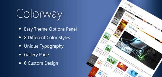 WordPress Theme ColorWay